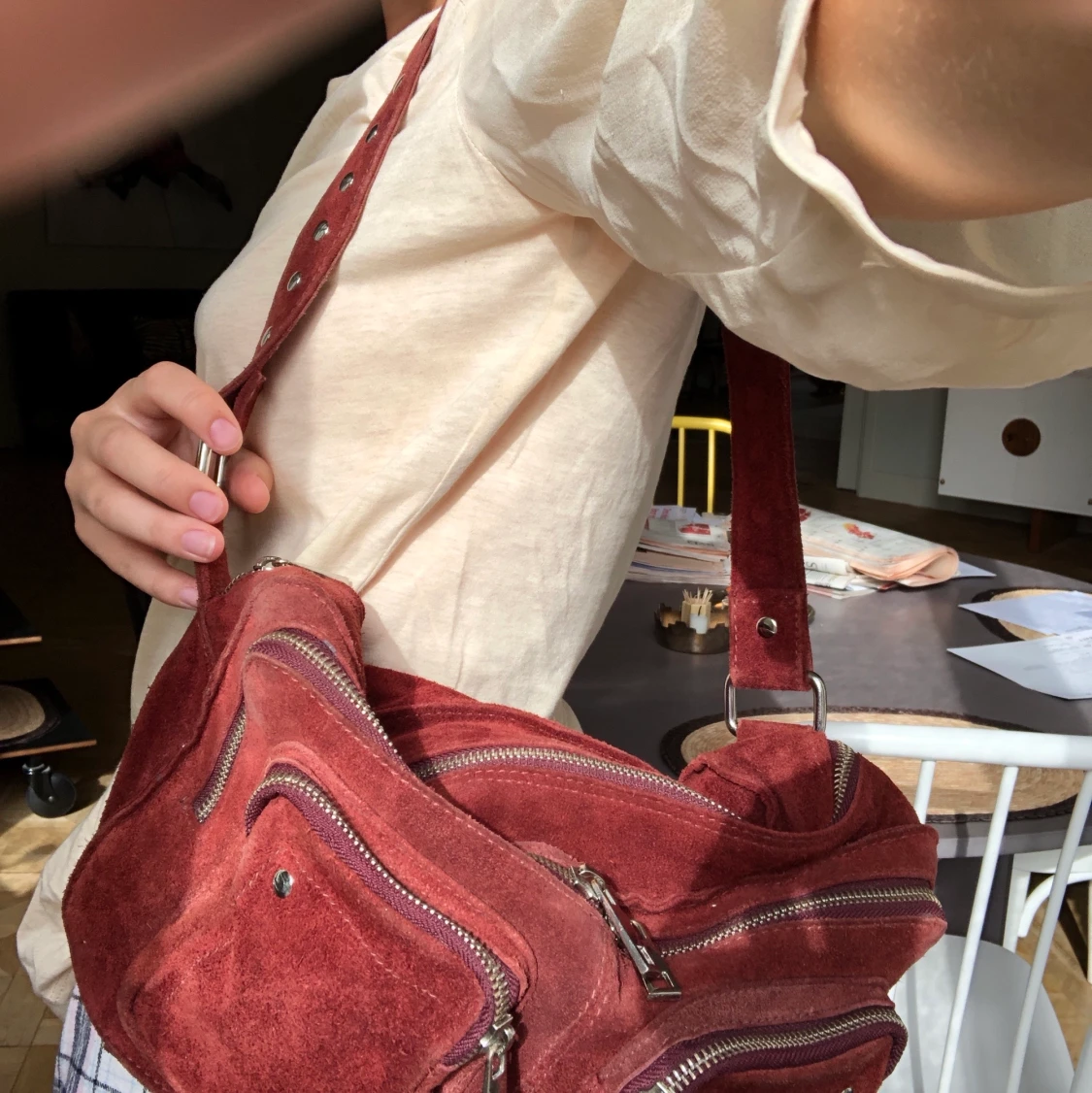 Núnoo Väska Suede  - 90