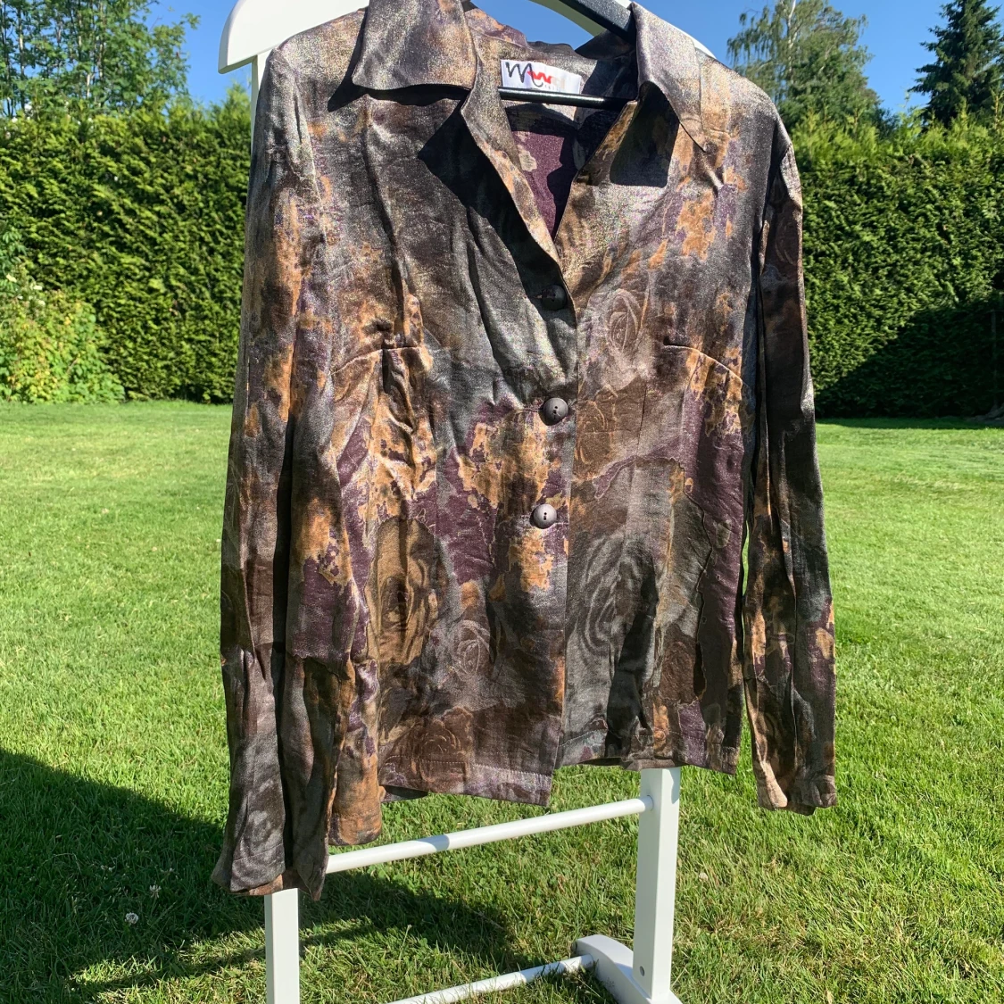 Vacker Siden Blus  - 91