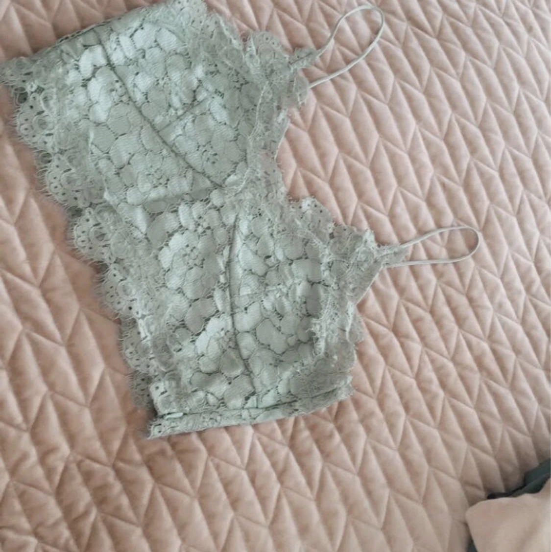 Grön topp från HM flower collection