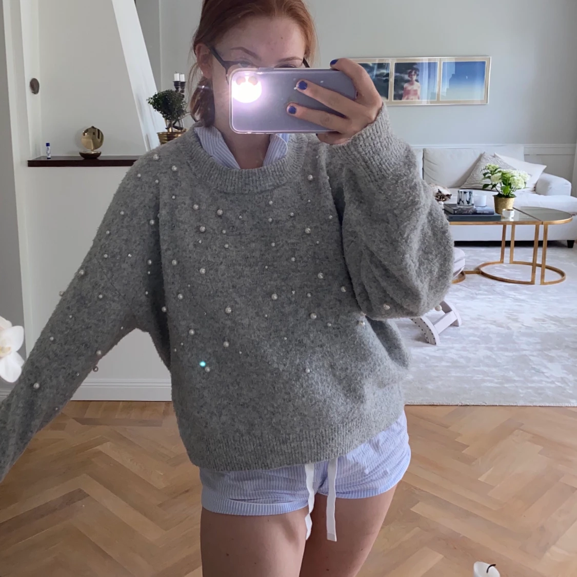 Mysig pärltröja! 🥰💜