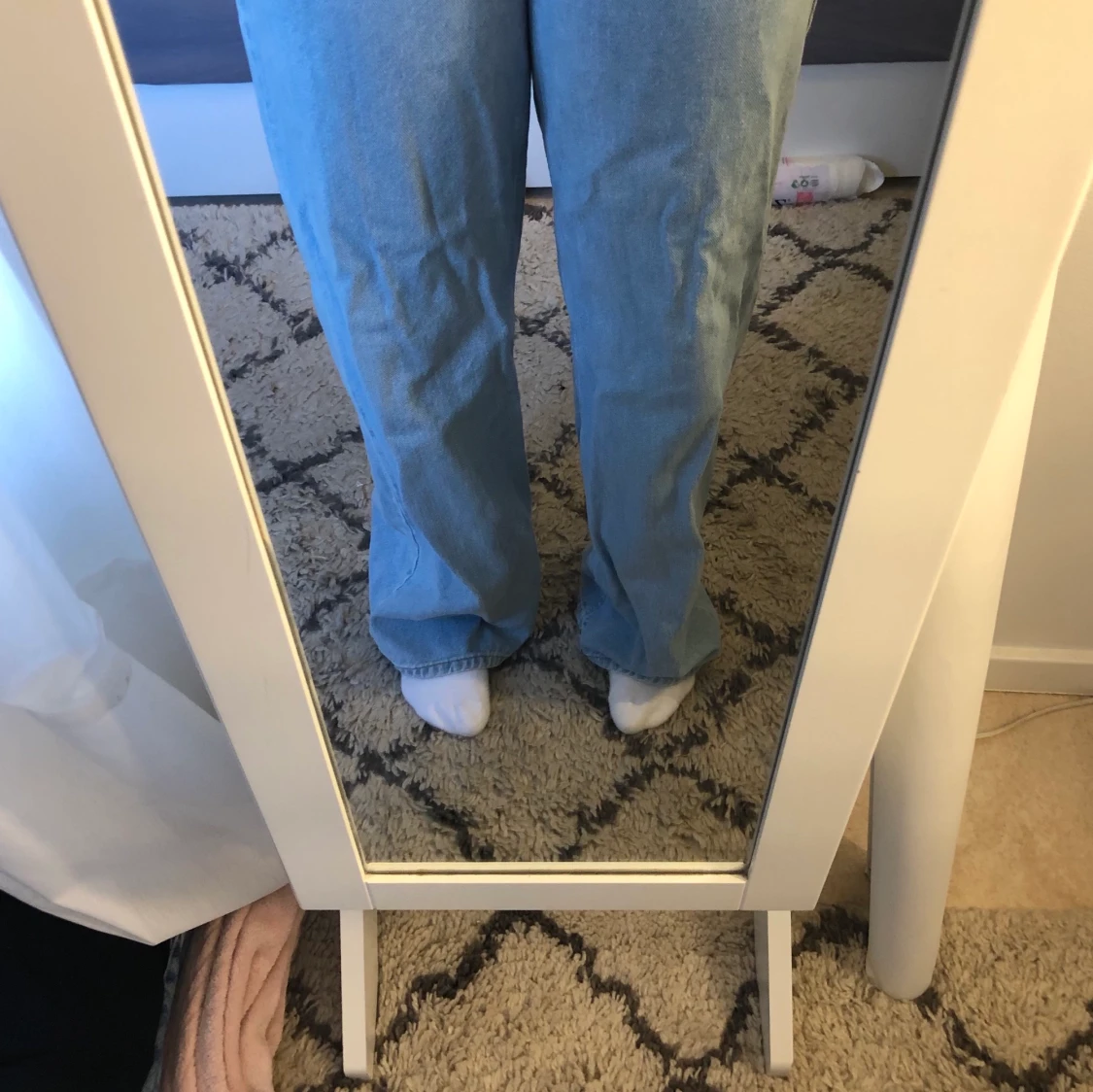 Ljusblåa jeans - 90