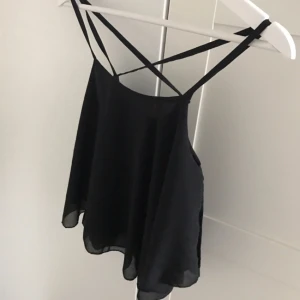  - Svart linne med fin rygg. Vet tyvärr inte vilket märke. 