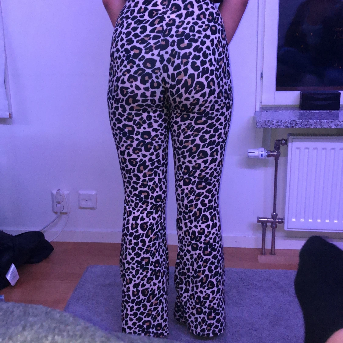 Leopard bootcut tights - 91