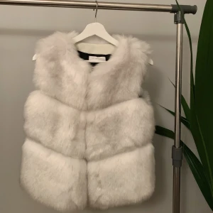 Faux Fur Vest - S - Säljer min älskade pälsväst från Born In Stockholm. I nyskick, endast använt 1 gång då jag inte fått tillfälle att använda västen. Storleken är Small, fungerar att ha både utanpå jacka eller bara över en tröja. Extremt bra material som gör att västen känns lyxig. Nypris : 849kr