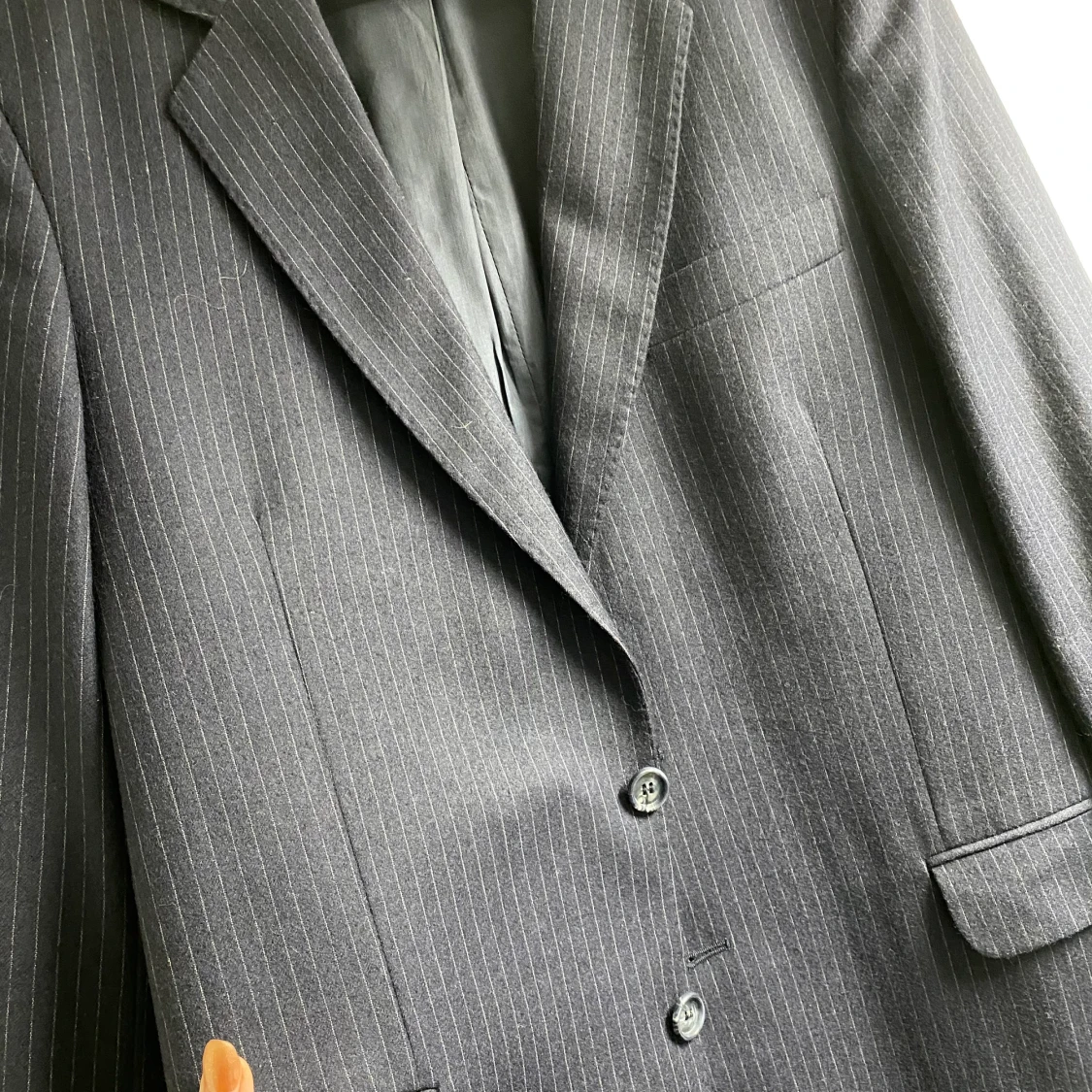 Kritstrecksrandig kavaj - 90