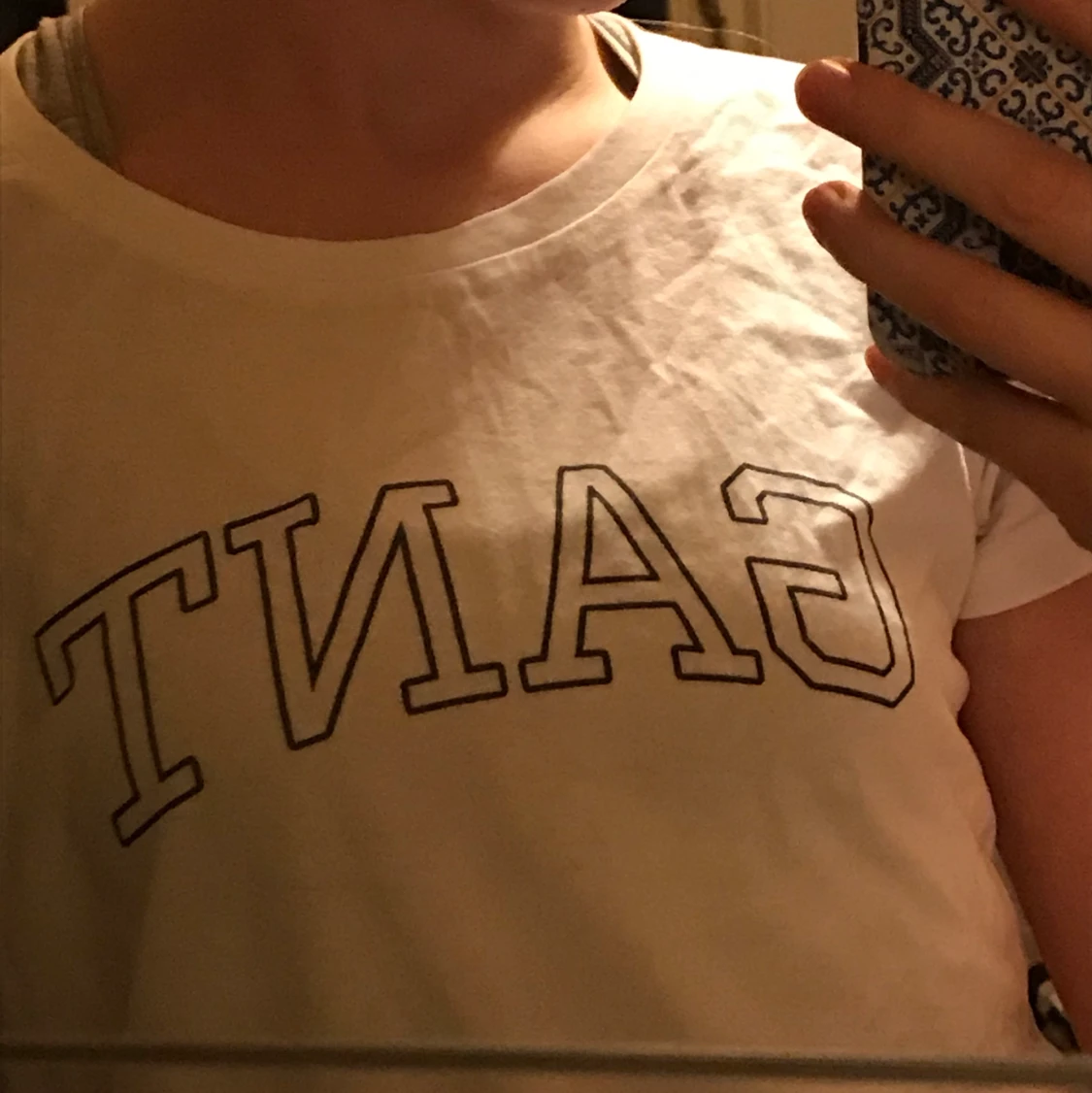 Snygg gant T-shirt🤍👻 - 90