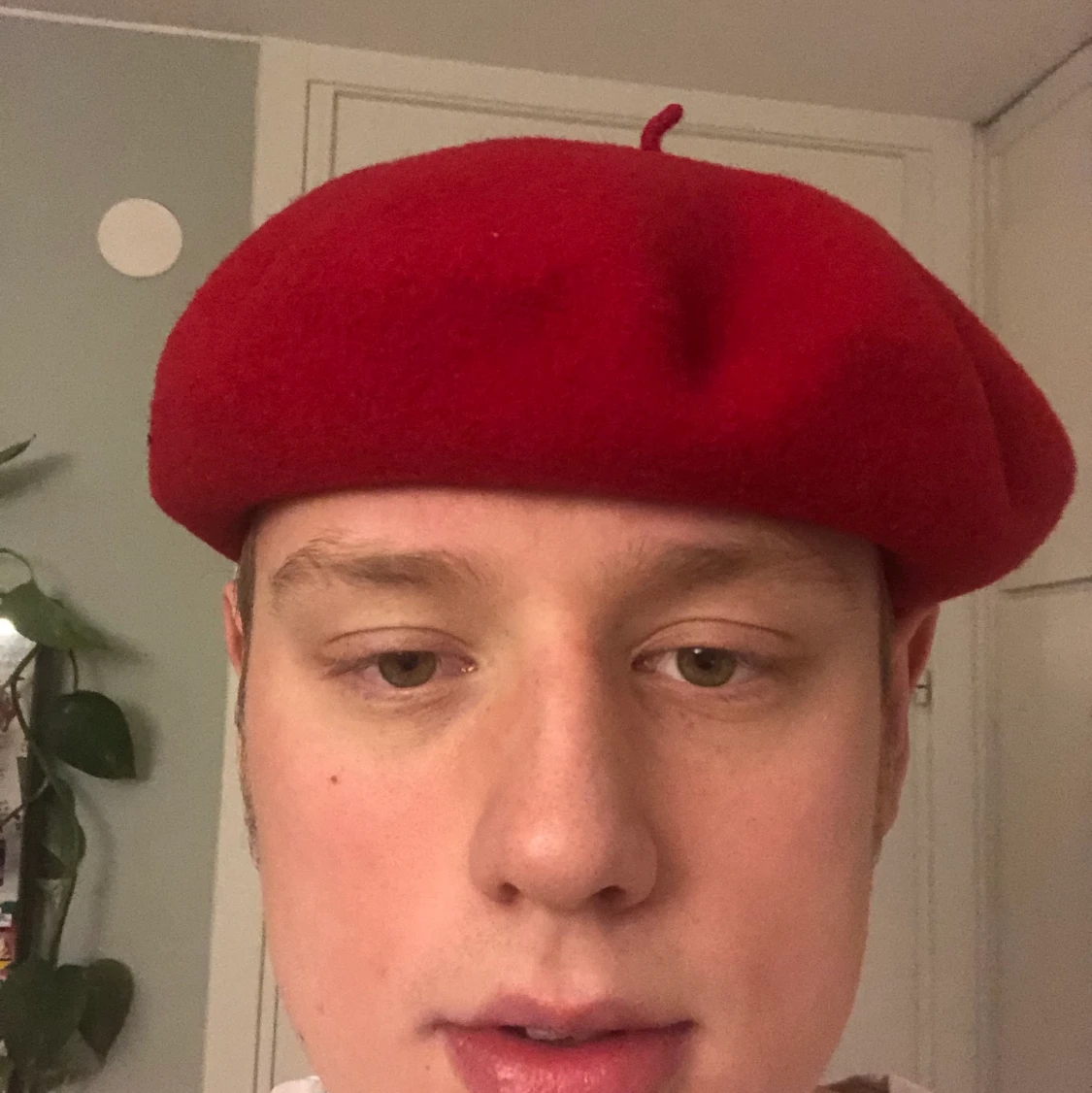 Röd Äkta Fransk Basker