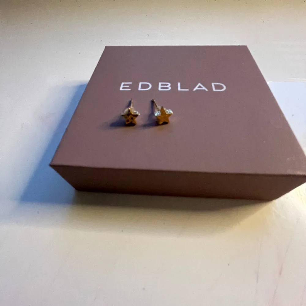 Säljer dom här super fina örhängena från Edblad 🥰 säljer då jag bytt till silver och de knappt kommer till användning. Köp gärna via köp nu, men hör av er först. Har ni frågor eller vill ha fler bilder är det bara att höra av sig. 💓💓😇. Accessoarer.