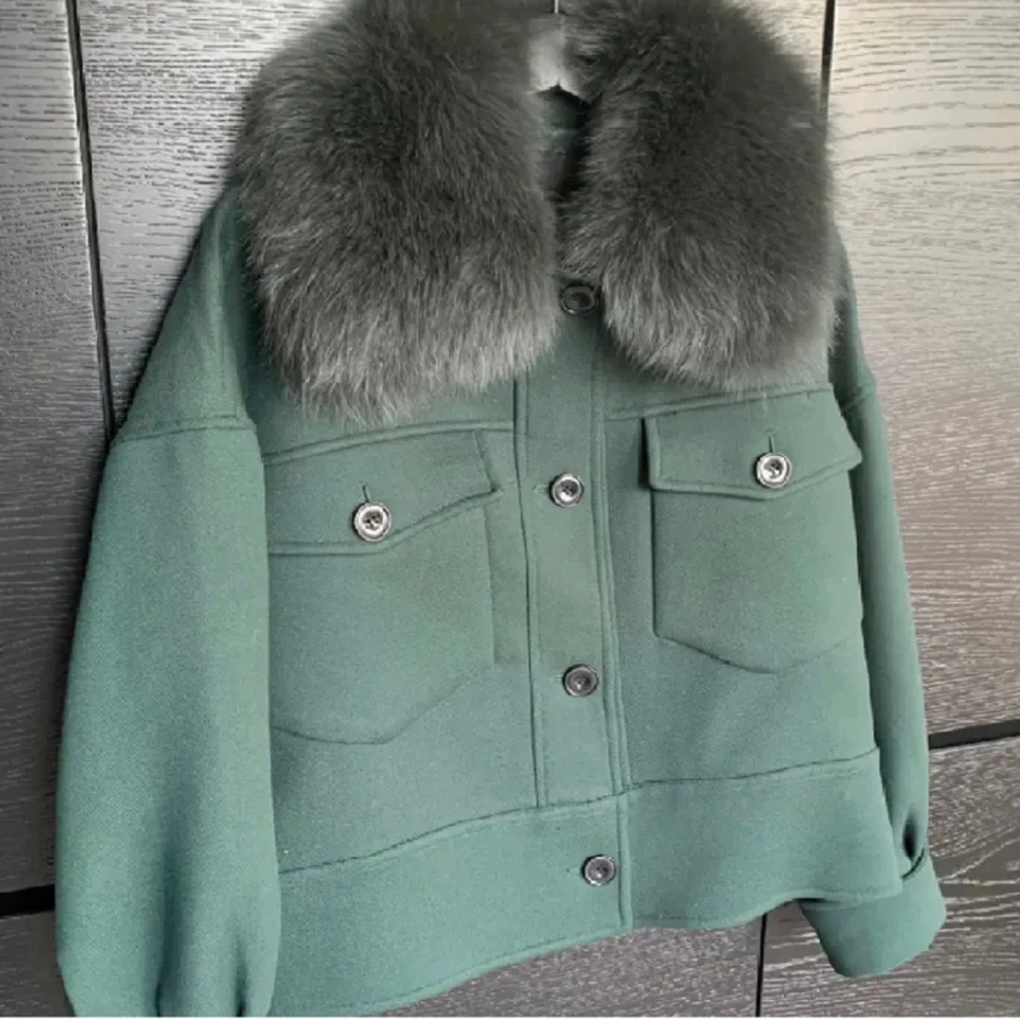 Grön meotine jacka - 90