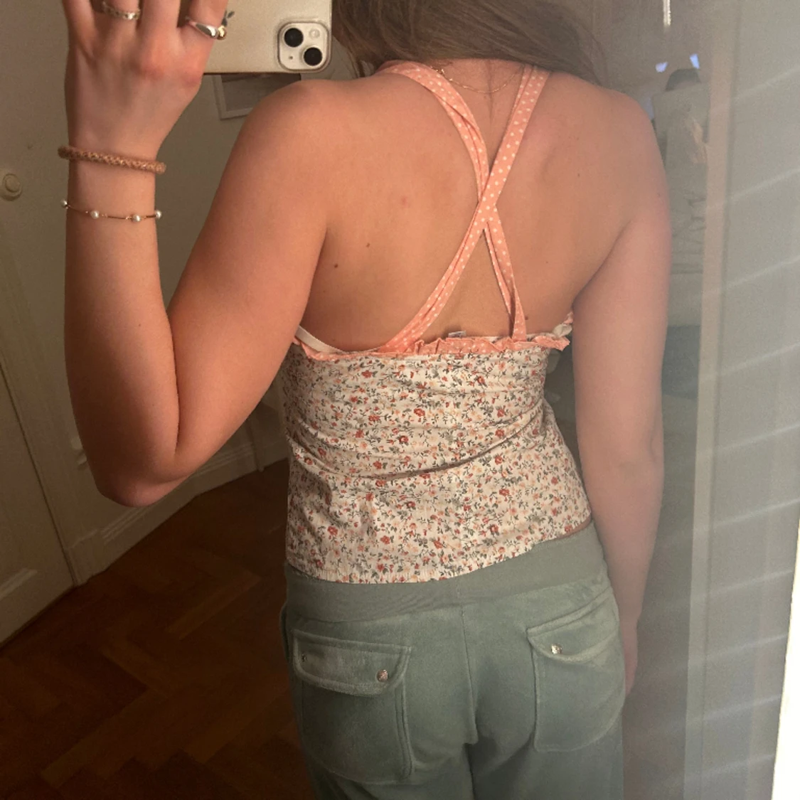 Blommig topp/korsett  - 91