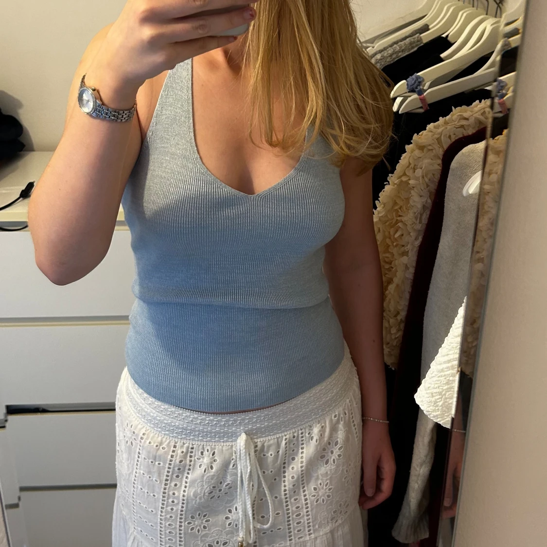 Blå topp från bikbok!