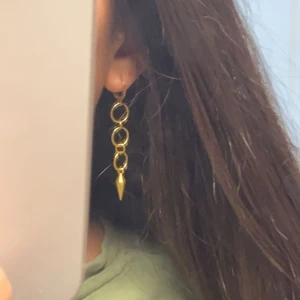 Nit örhängen  - OBS: Örhängena på bilden är örhängen som jag gjort till en kompis, så ifall du köper så får du helt nya örhängen och inte använda. 