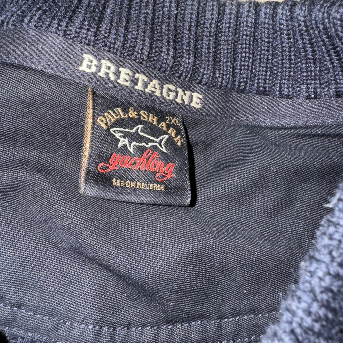 Svart stickad tröja från Paul & Shark - 92