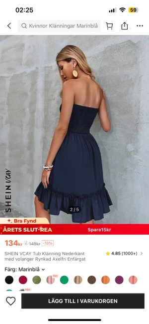 Klänning  - Klänning från shein, aldrig använd 