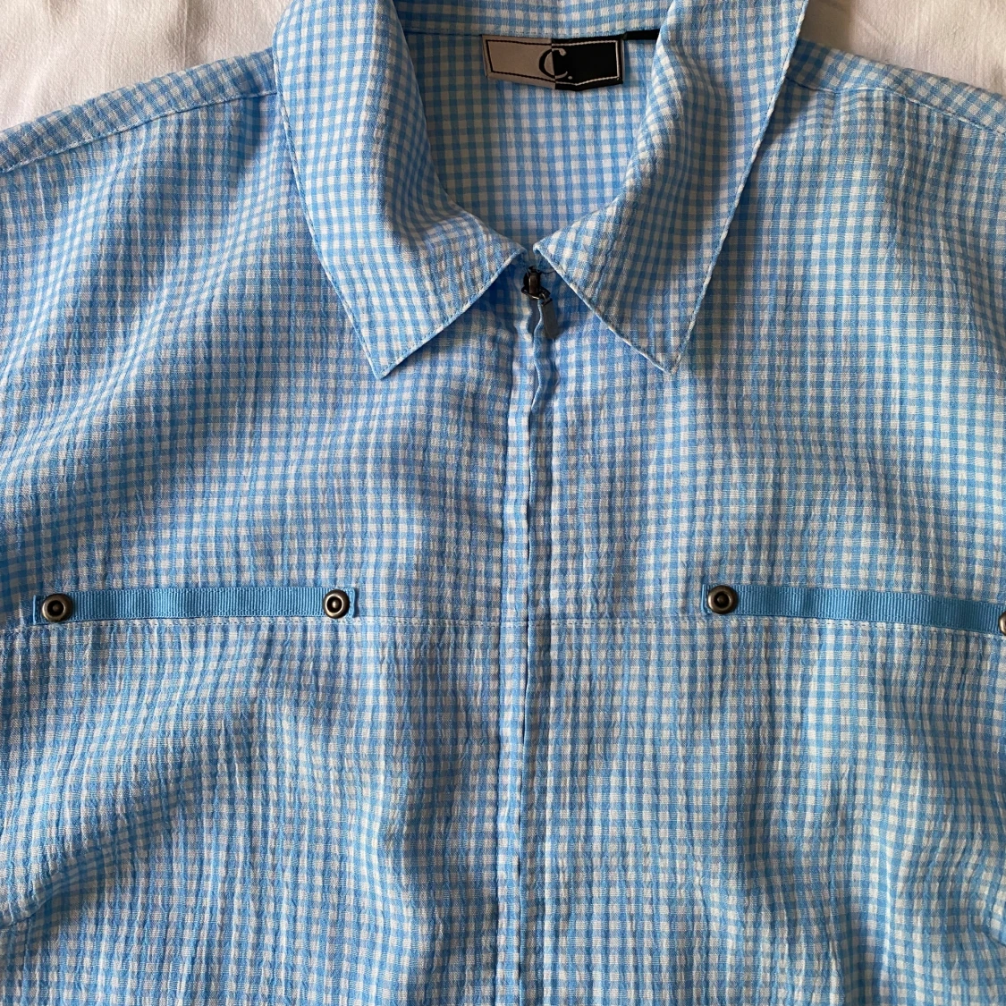 Gingham topp - 90