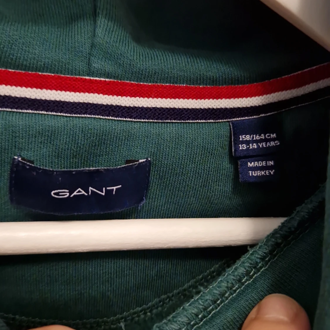 Grön GANT SHIELD Hoodie  - 90