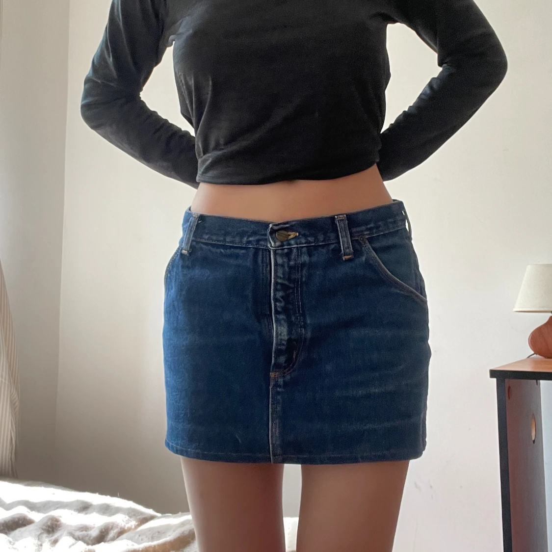 Wrangler jeans kjol lågmidja - 91