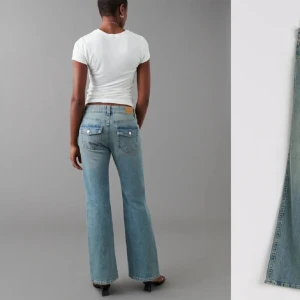 Bootcut jeans med låg midja - ^