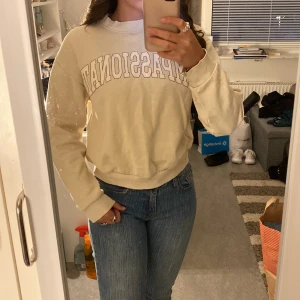 Sweater  - En tjock tröja som liknar en collegetröja. Kommer inte till användning längre 