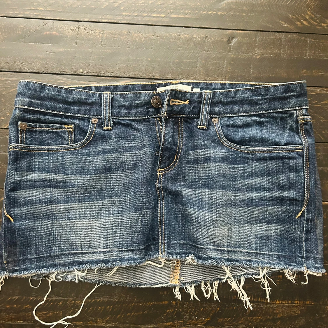 Lågmidjad jeanskjol strl S - 91