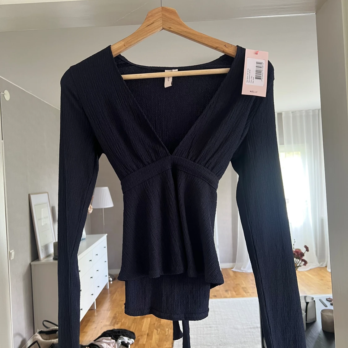 Marinblå blus  - 90