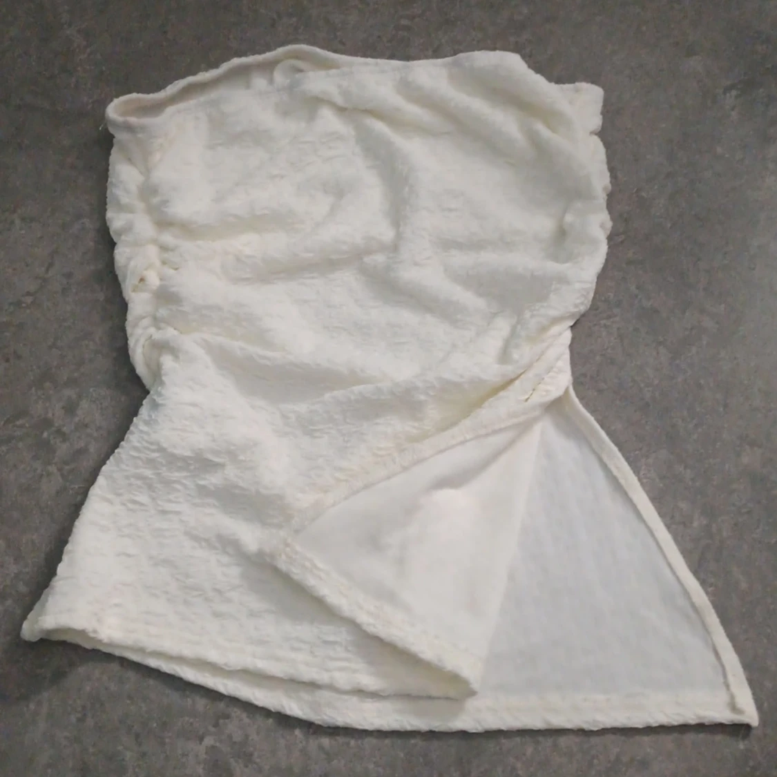 Jätte fin vit topp  - 90