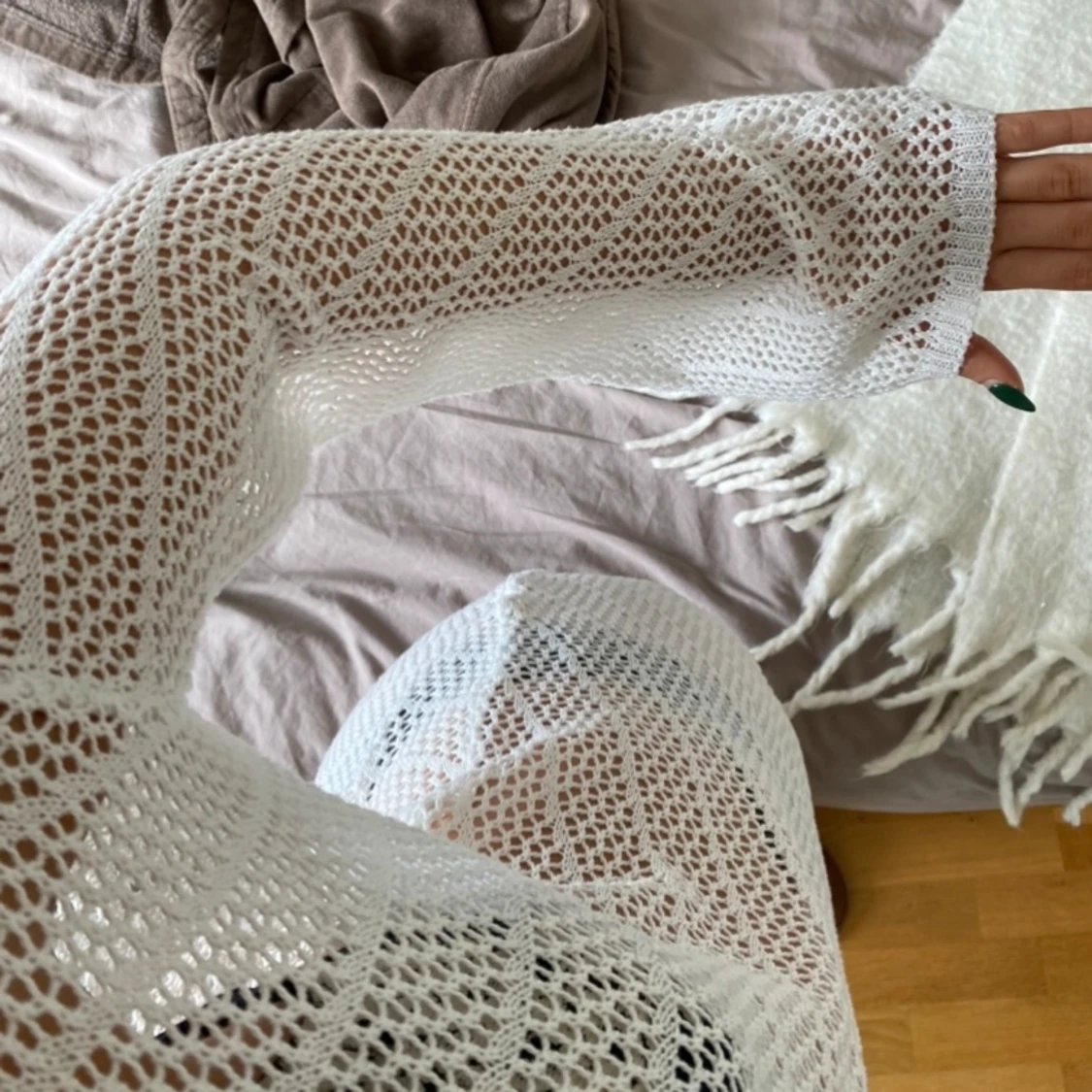 Virkad strandklänning  - 91