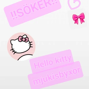 !!SÖKER!! Hello kitty mjukisbyxor - Söker hello kitty mjukisbyxor, skriv i kommentarerna eller kontakta om du har ett par som är för säljes🎀