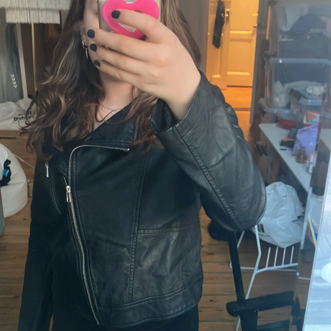 Skinn jacka  - 90