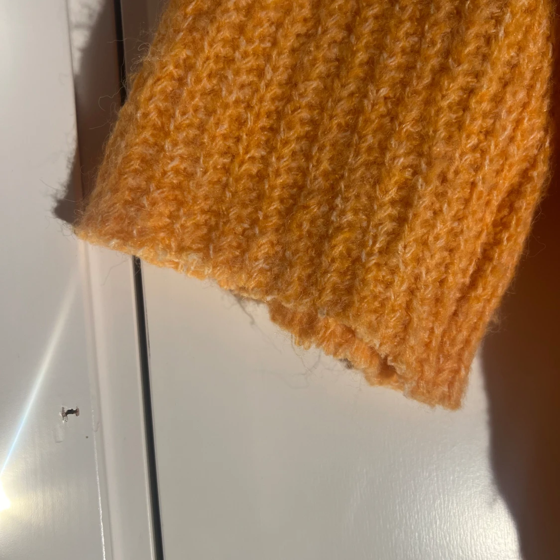 Stickad orange kofta🧡 - 91