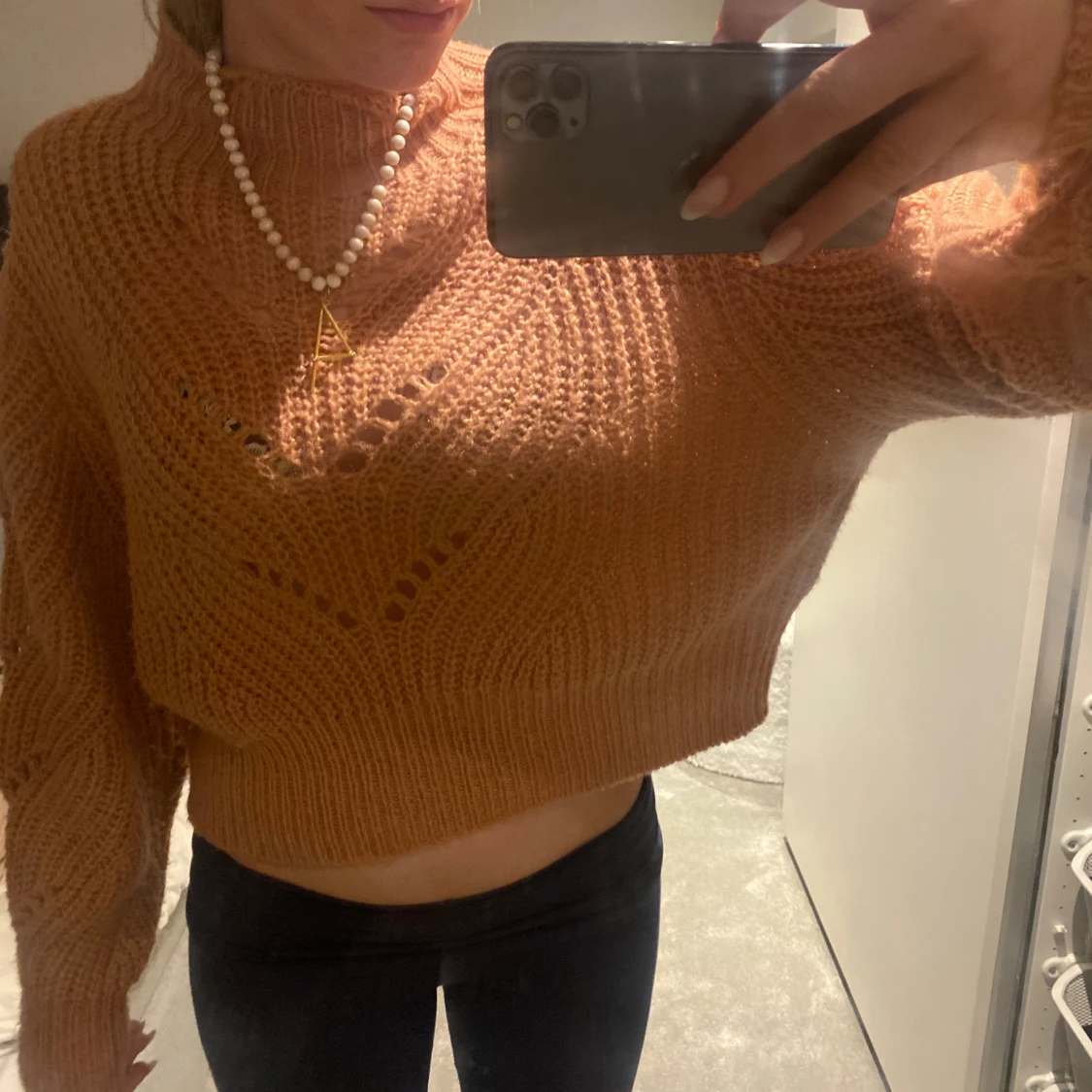 Stickad tröja - 90