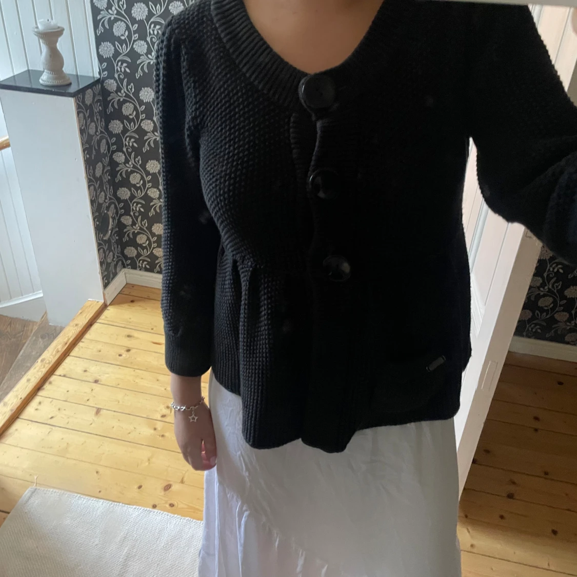 Trekvartsärmad kofta - 91