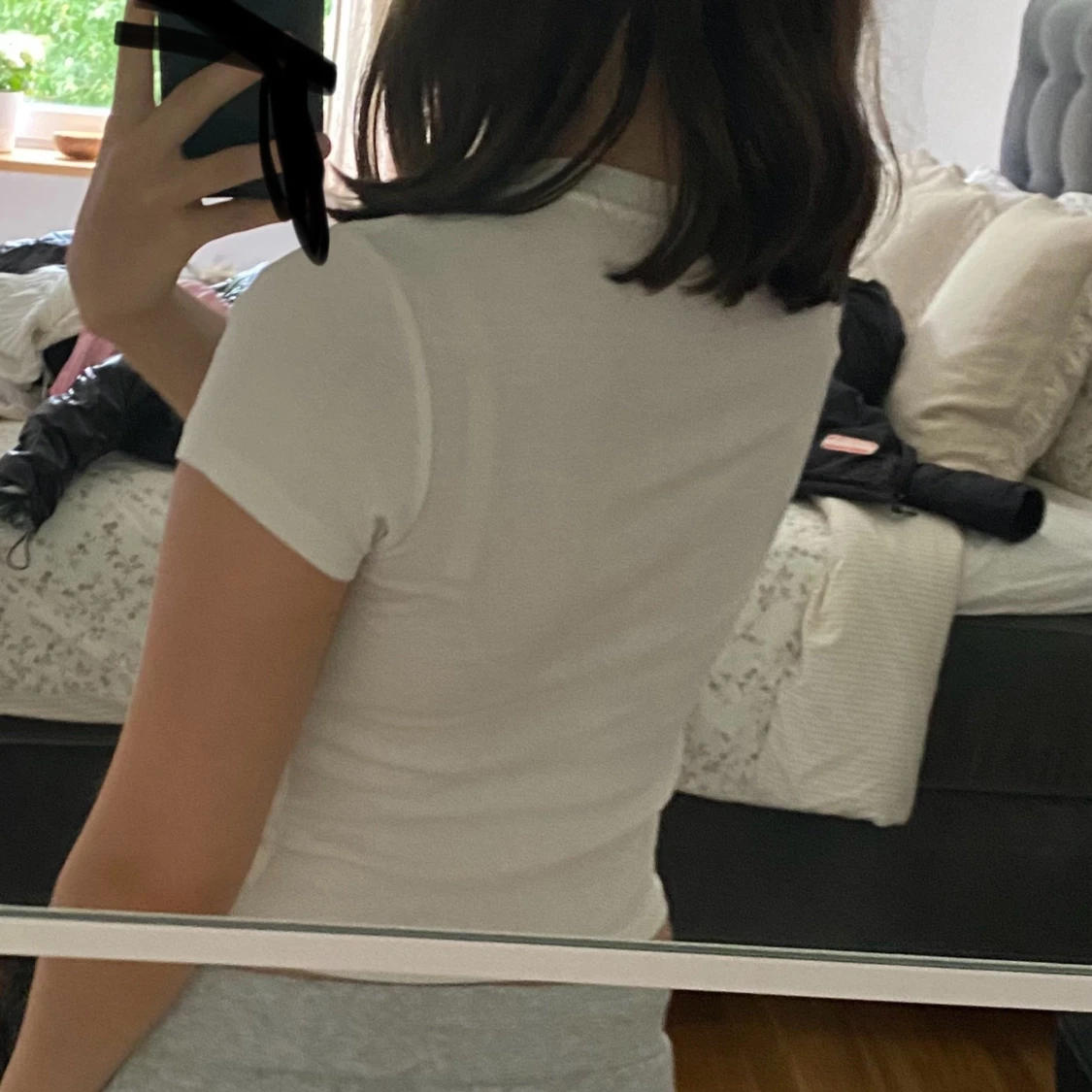 Vit goth tröja  - 93