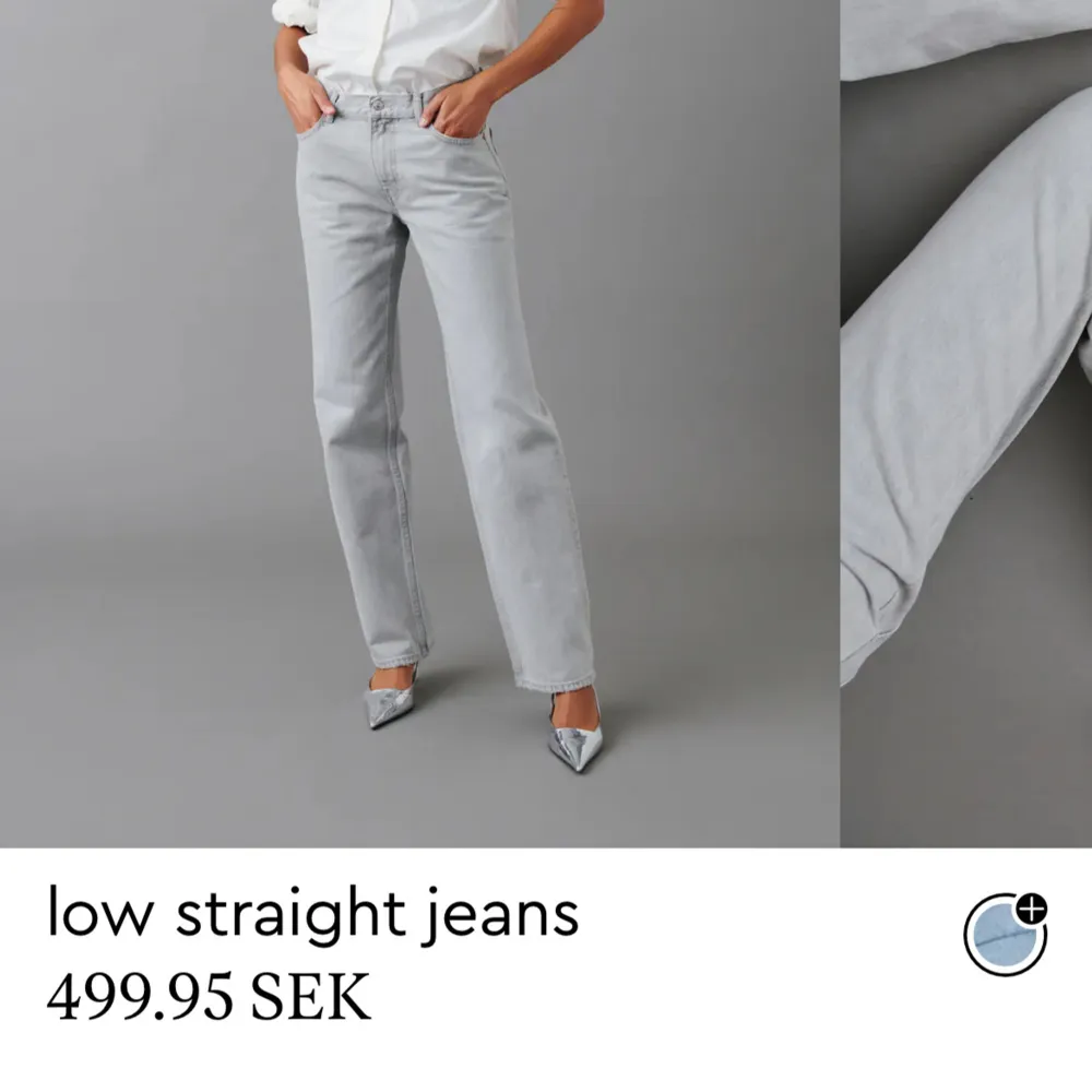 Lågmidjade jeans ifrån gina, knappt använda, i superbraskick! Storlek 32 men de har töjts ut lite så skulle mer säga storlek 34!. Jeans & Byxor.