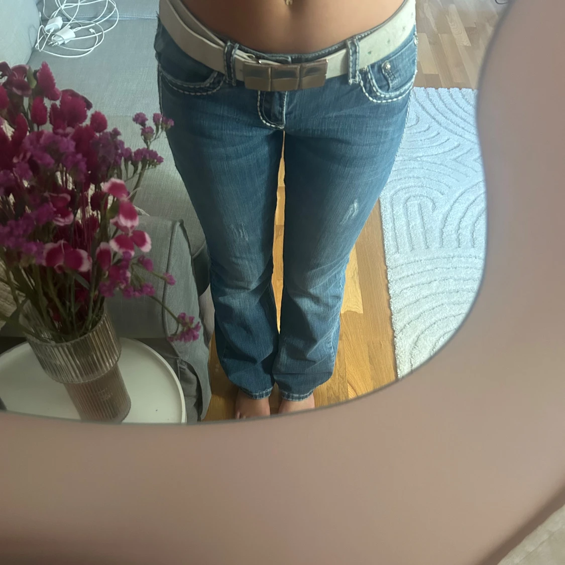 Lågmidjade jeans  - 90