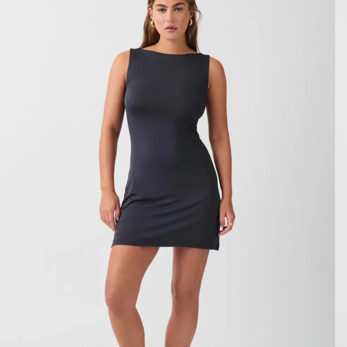 Grå sommarklänning - 90