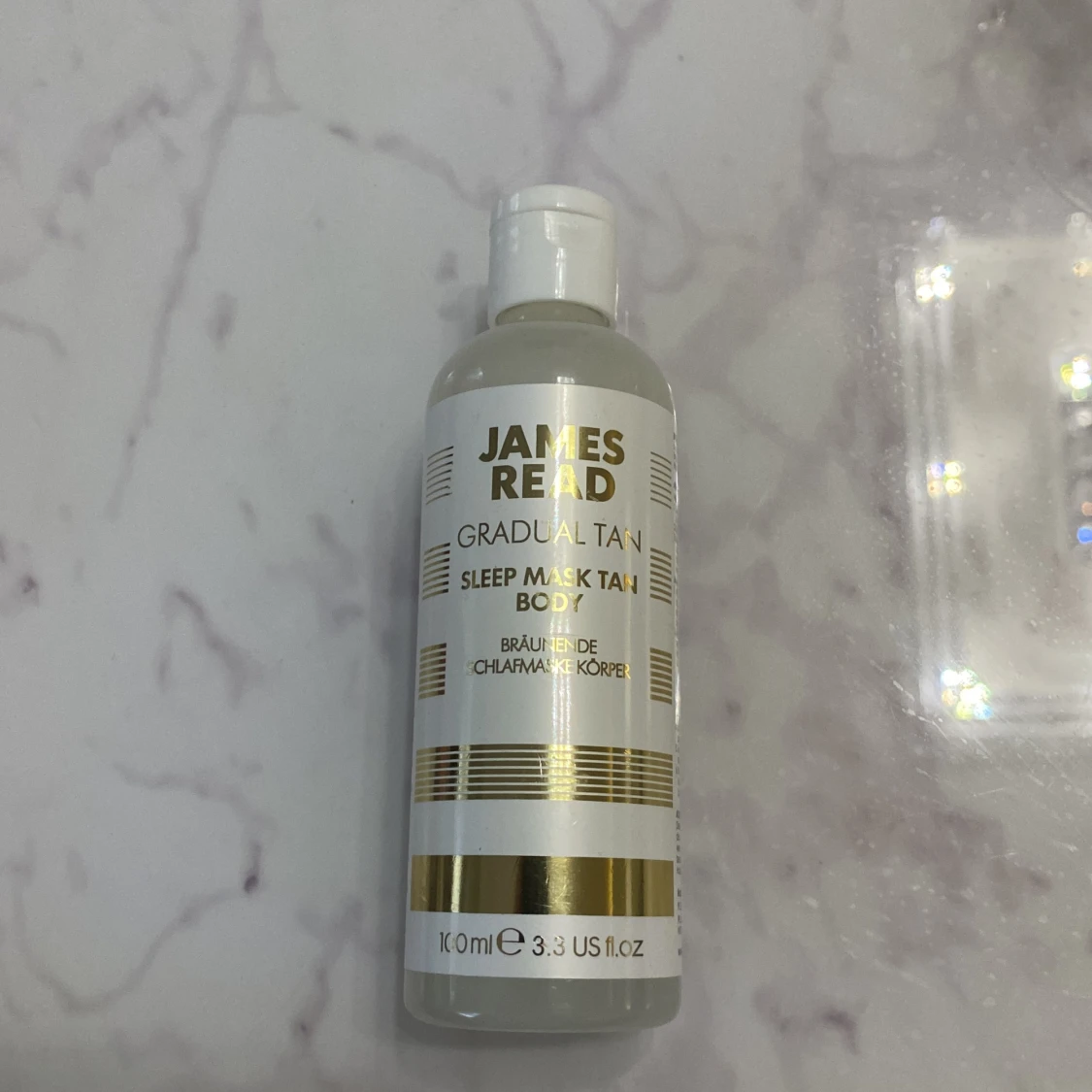 Sleep mask tan body