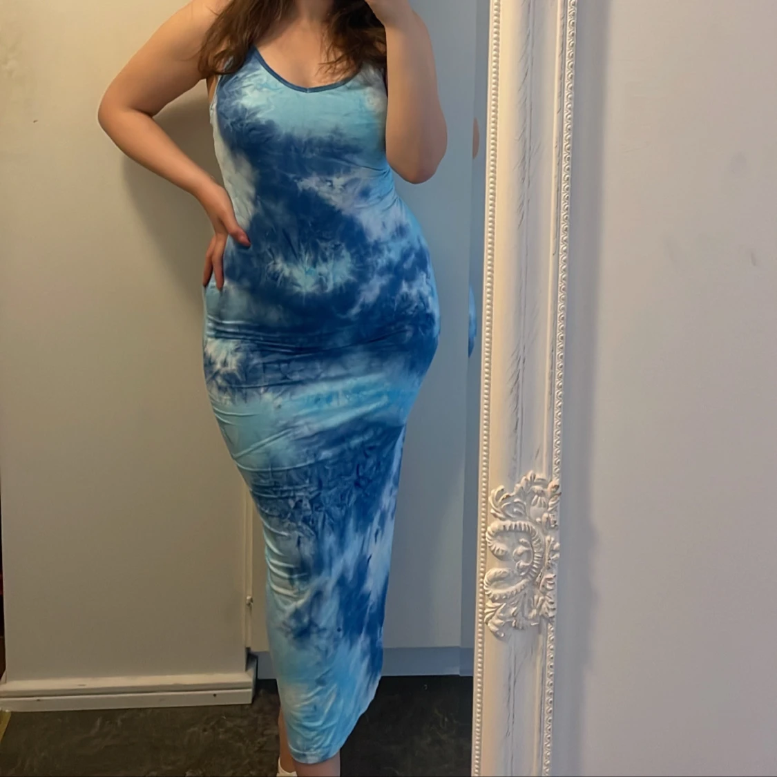 Blå klänning  - 93