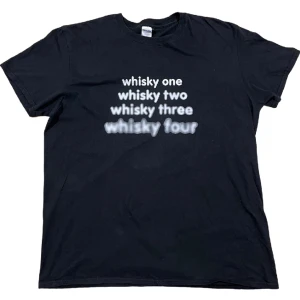 Rolig T-Shirt - Svart T-Shirt med Tryck Ställ gärna frågor!