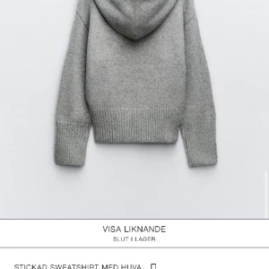 Zara stickad hoodie - Säljer då den aldrig kommer till någon användo, fel fri!