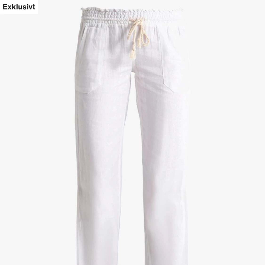 Vita Roxy Linnebyxor