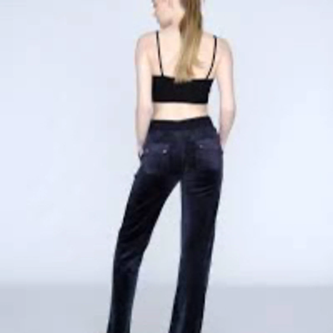 Mörkblå juicy couture byxor