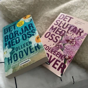Böcker - De super populära böcker från colleen hoover. En för 60kr eller båda för 110. (Pris går att diskutera) Någon sida är lite sliten pga dåligt bokmärke, men inte alls stora defekter