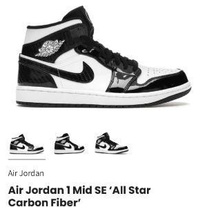 Jordan 1 - Säljer mina Jordan 1 Carbon fiber Mid storlek 41. Nästintill oanvända, köpta för 2800kr.  Pris kan diskuteras 💫