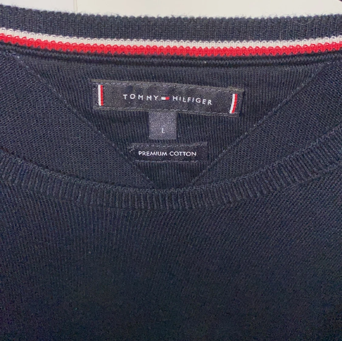 Tommy hilfiger stickad tröja - 90