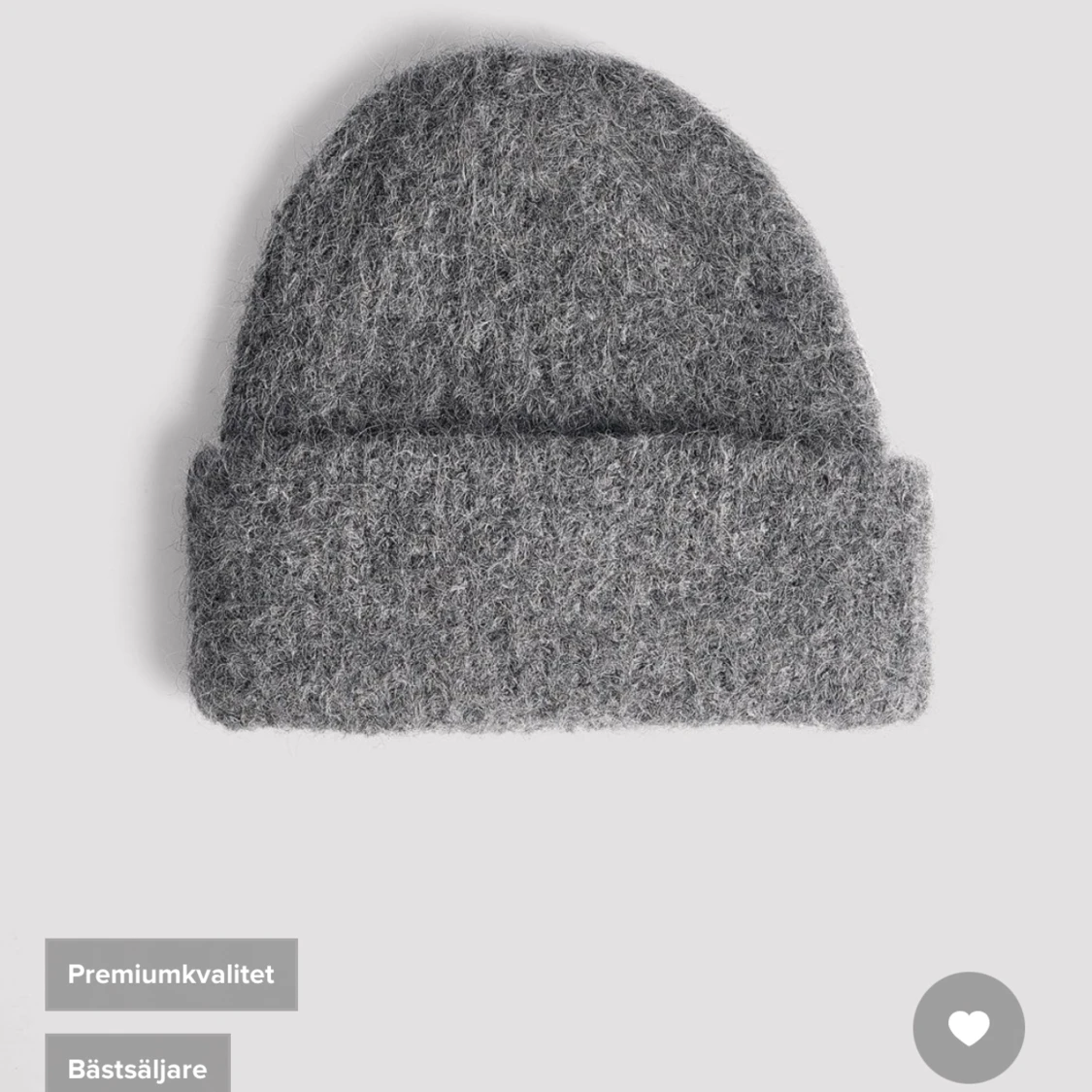 Mössa i alpacka blandning