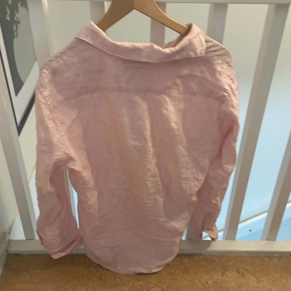 Rosa linneskjorta - 90