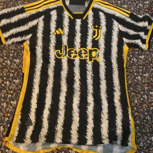 Juventus Pogba 10 - Storlek=S, Riktig tröja på och den är väldigt ny. Jag säljer den för jag har redan en juventus tröja.