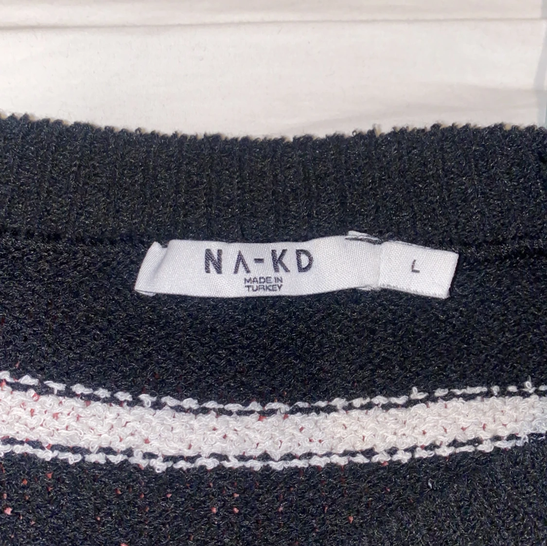 Stickad randig tröja Nakd - 91