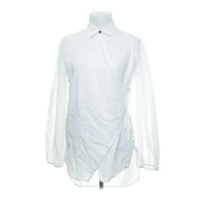 Ganni crossover shirt - Ganni white cross over shirt size 36 